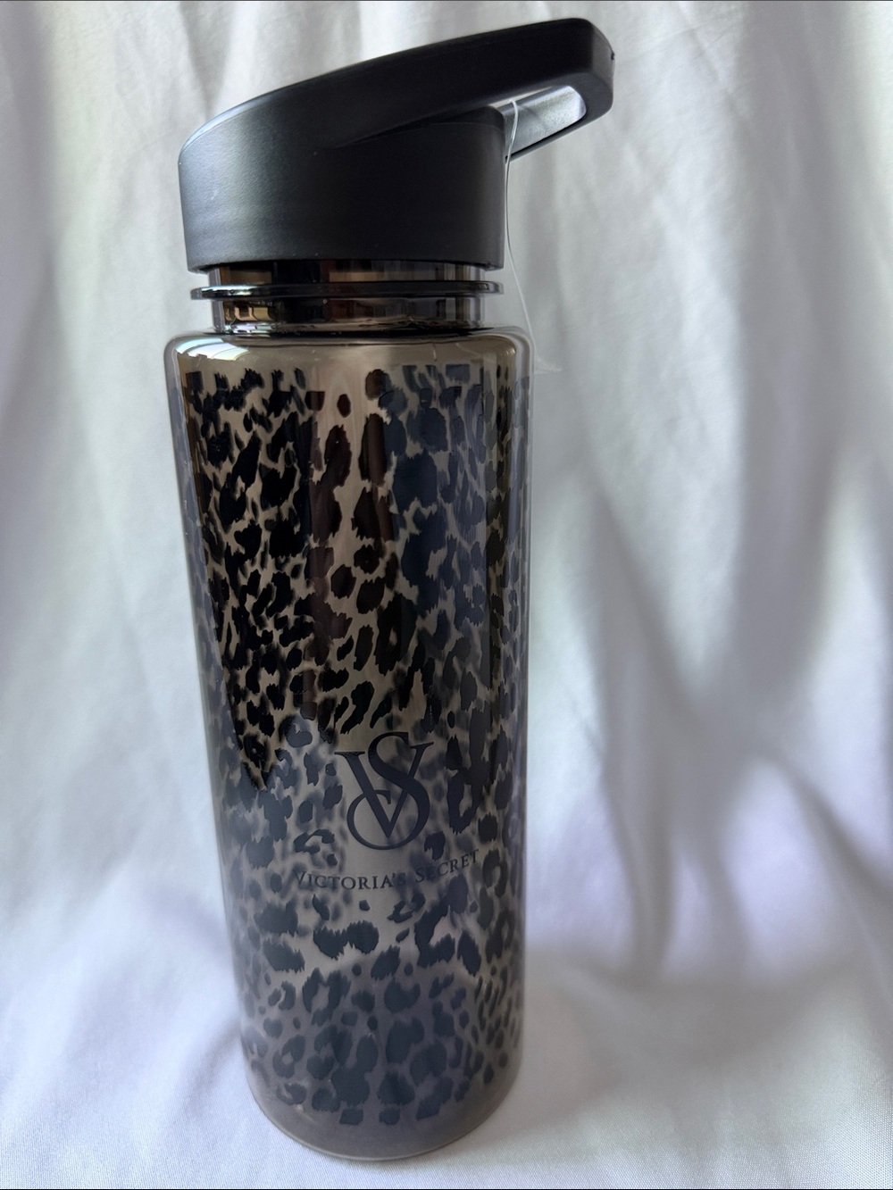Victoria's Secret Leopard Print Water Bottle - Black and Brown